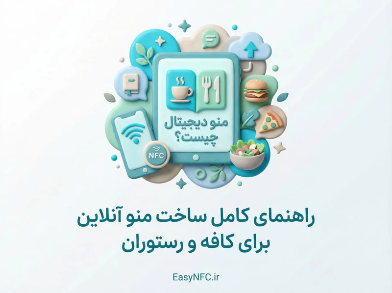 نمونه منو دیجیتال رستوران