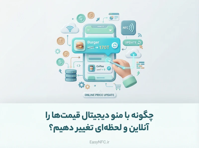تغییر قیمت با منو دیجیتال