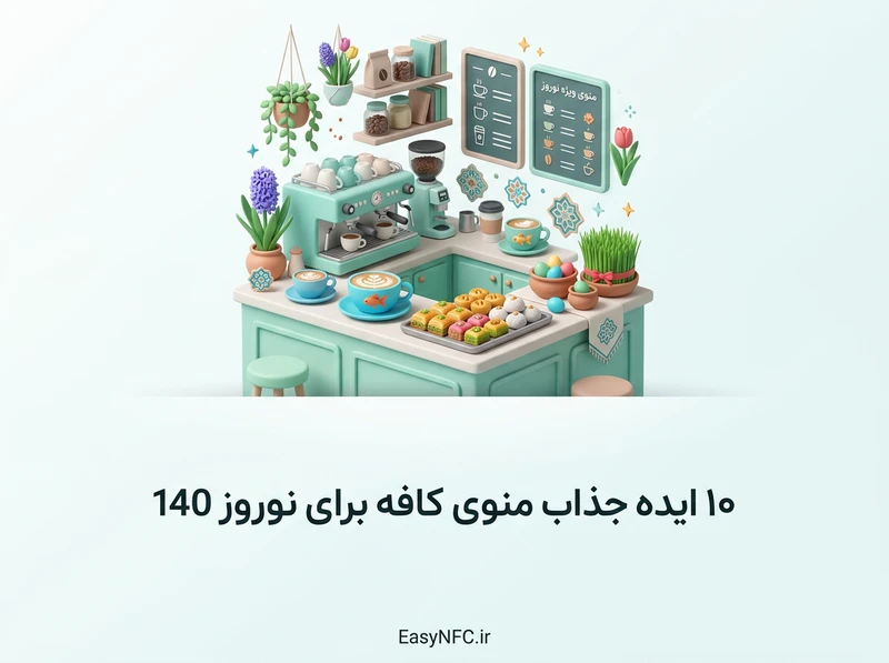 ایده منوی کافه نوروز 1405