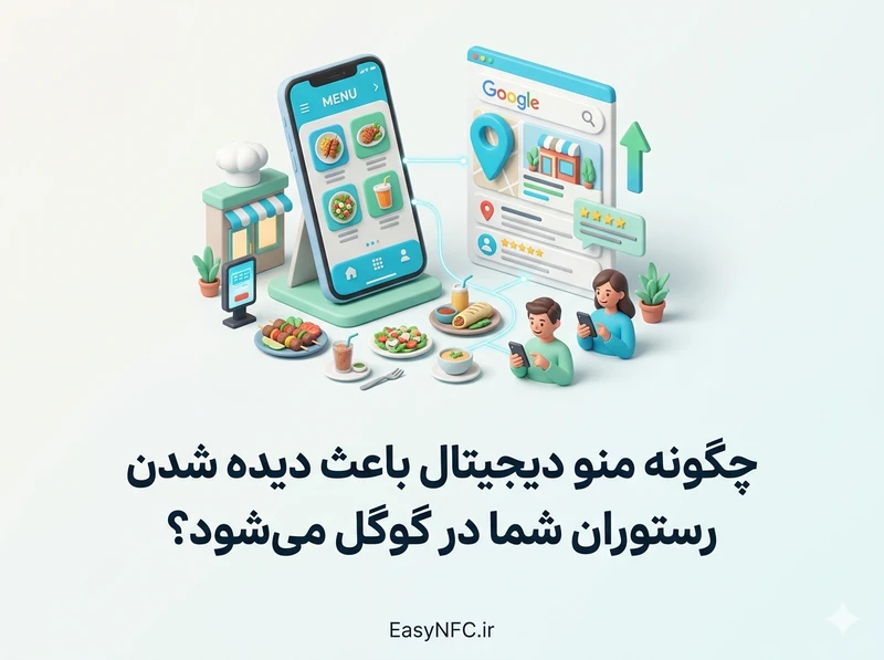 منو دیجیتال در گوگل