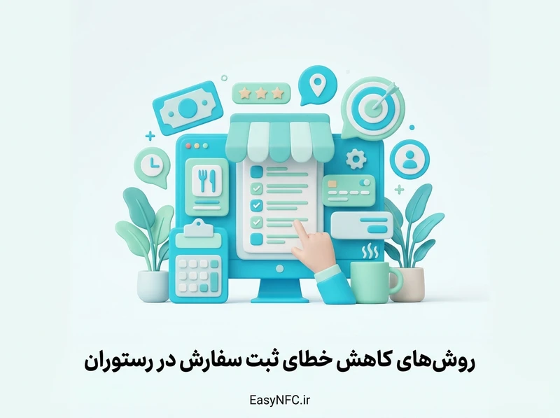 کاهش خطای ثبت سفارش رستوران