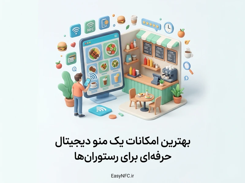 امکانات منو دیجیتال حرفه‌ای