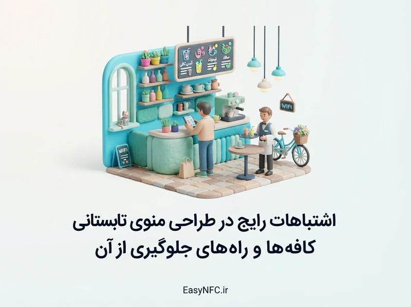 طراحی منوی تابستانی کافه