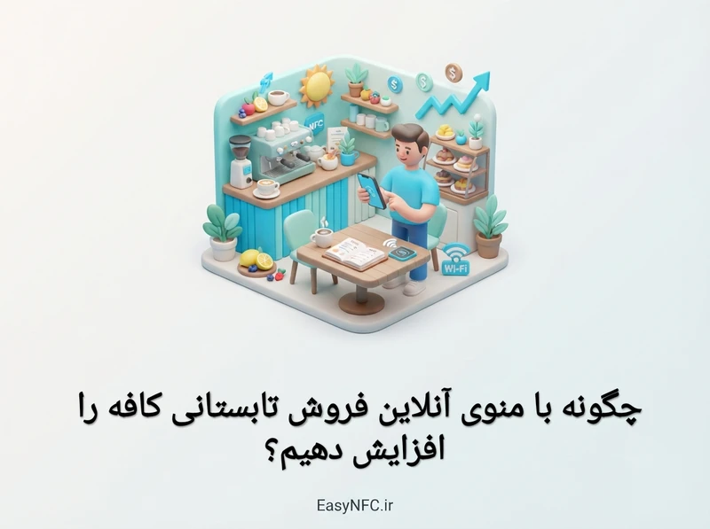 منو آنلاین فروش تابستانی کافه