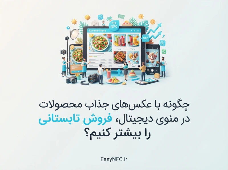 عکس محصولات منوی دیجیتال