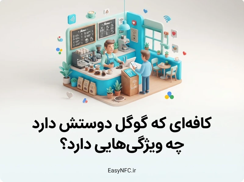 منوی دیجیتال کافه در گوگل