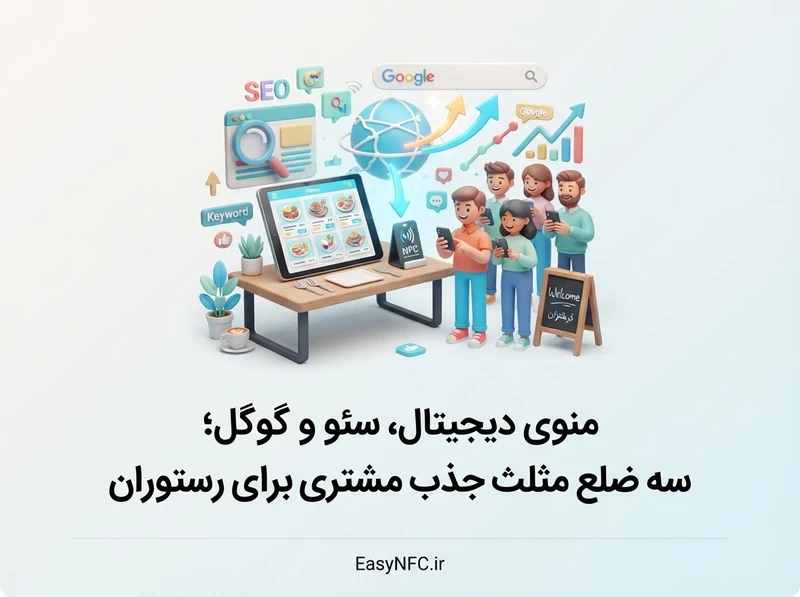 منوی دیجیتال و سئو رستوران