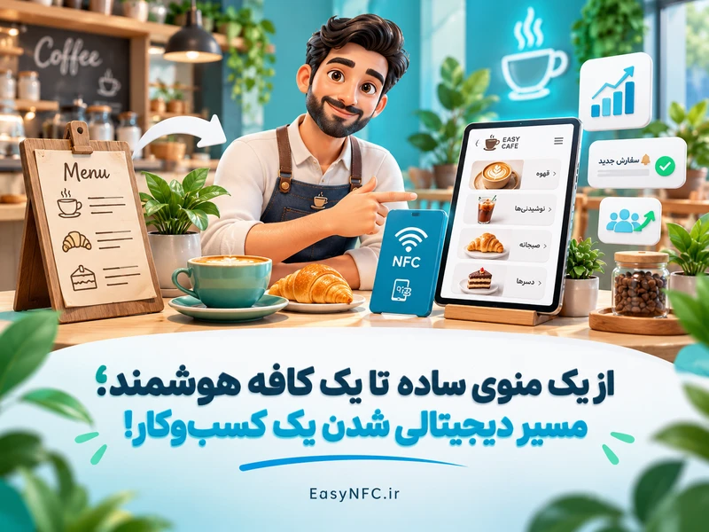 منوی دیجیتال کافه