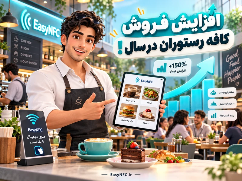 افزایش فروش کافه رستوران با منوی آنلاین