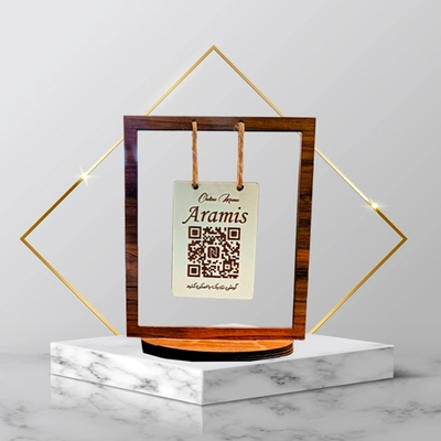 استند چوبی 25cm در 17cm