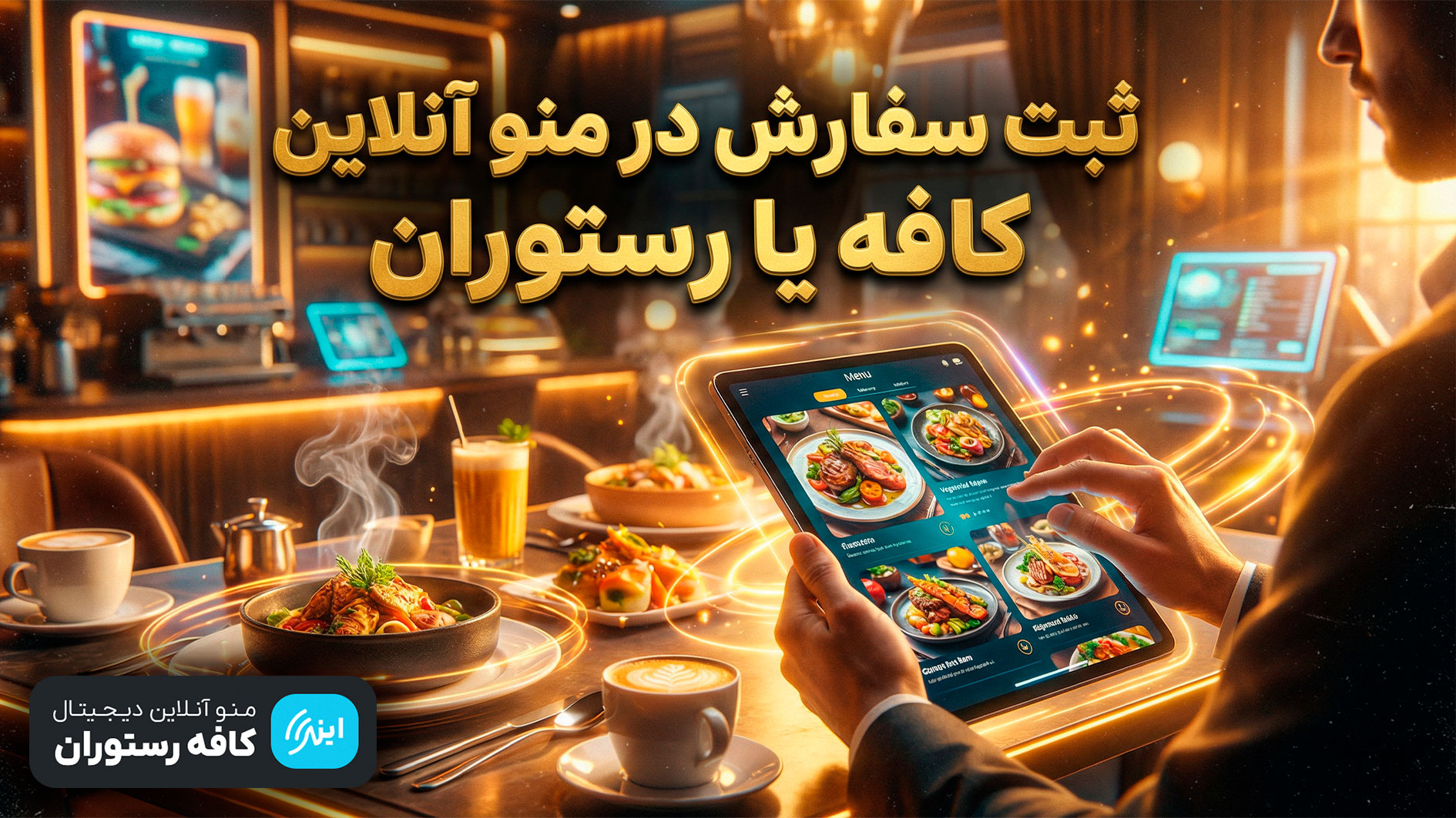 ثبت سفارش در منو آنلاین کافه یا رستوران