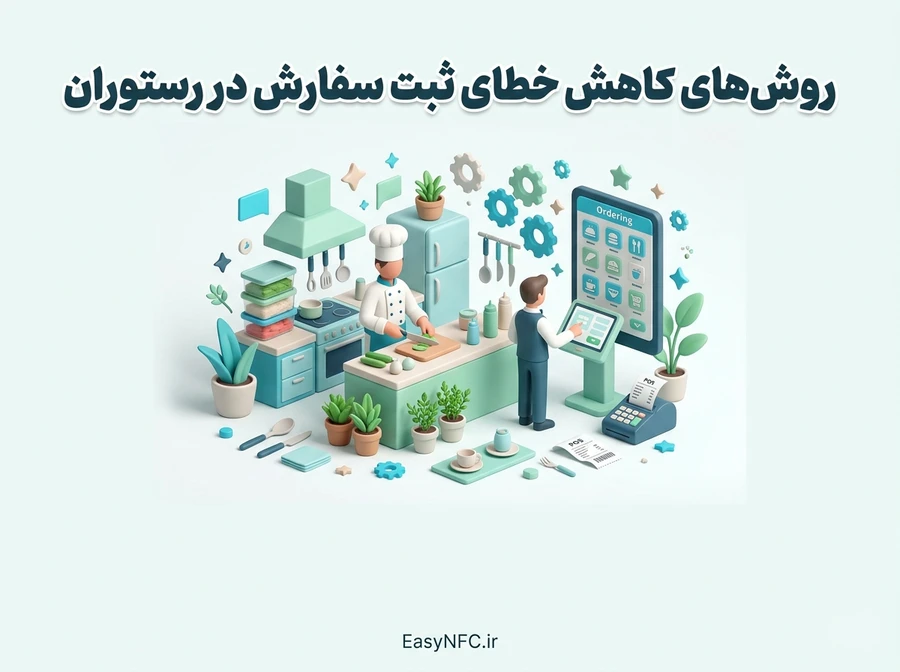کاهش خطای ثبت سفارش در رستوران