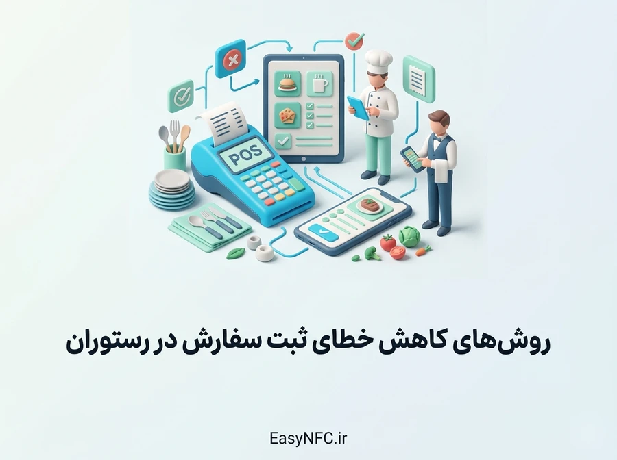 کاهش خطای ثبت سفارش در رستوران