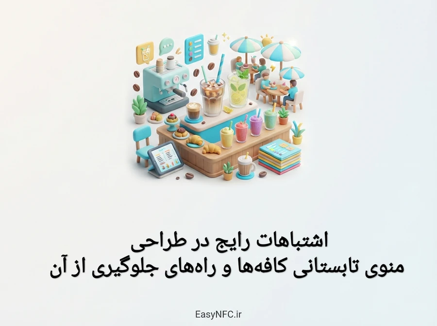 طراحی منوی تابستانی