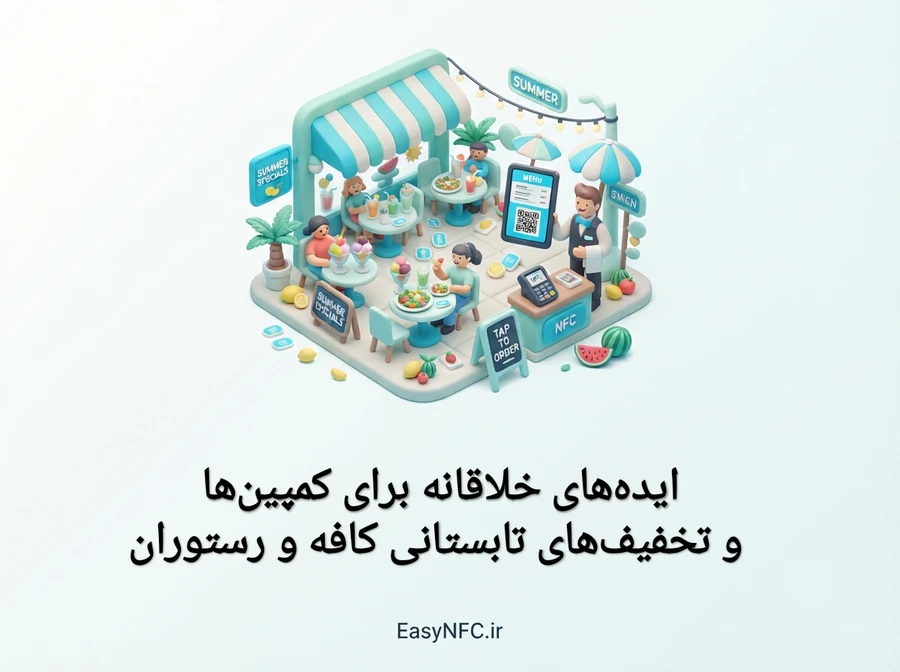 منو دیجیتال تخفیف تابستانی