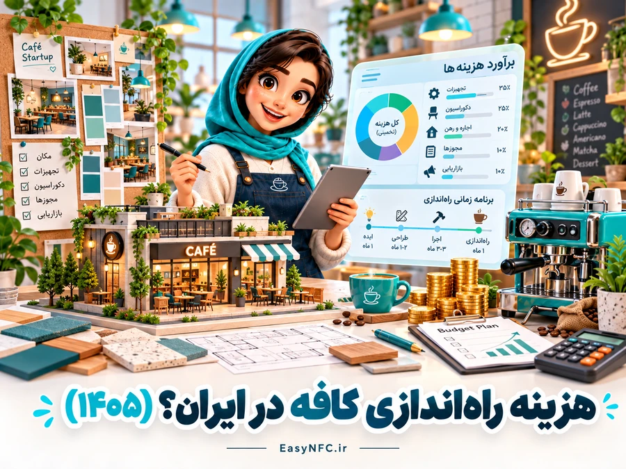 هزینه راه&zwnj;اندازی کافه در ایران