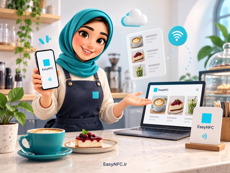 منوی دیجیتال سریع و بهینه
