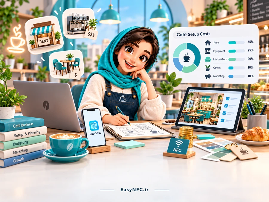 هزینه راه&zwnj;اندازی کافه در ایران
