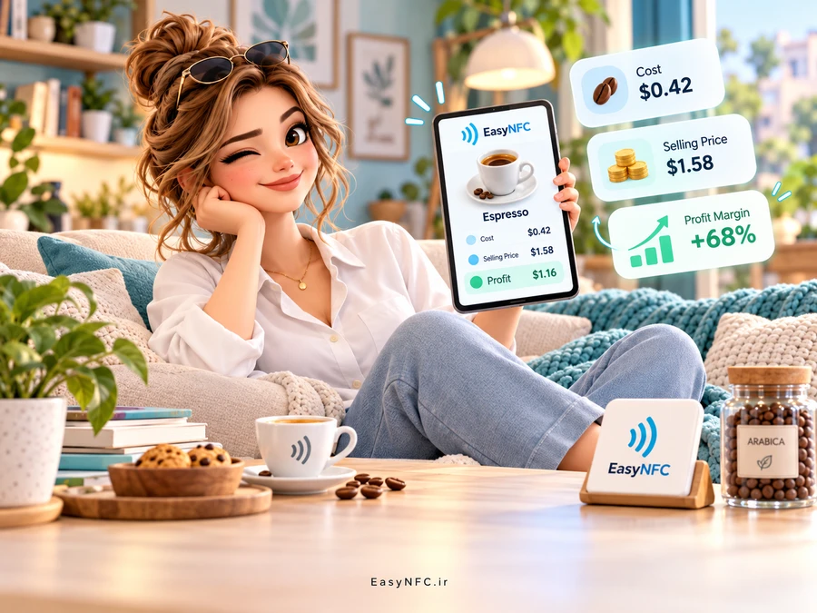 سود فروش قهوه اسپرسو و محاسبه درآمد کافی شاپ